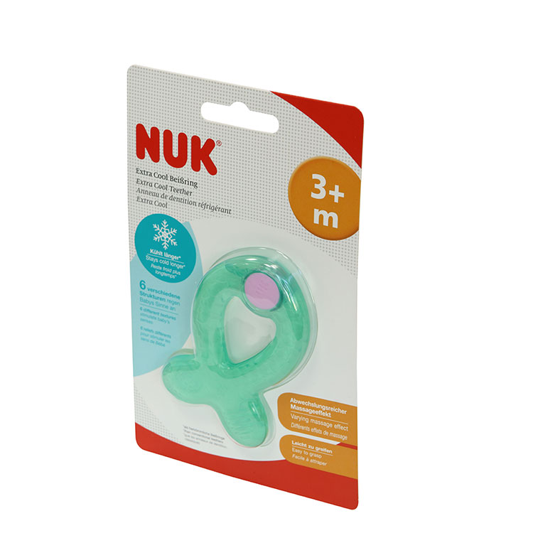 Silikon teether mengunyah mainan bayi yang dikunyah